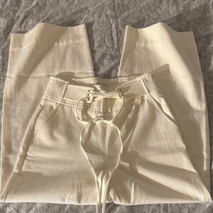 Intermix Women’s Wide Leg Cream Pants
